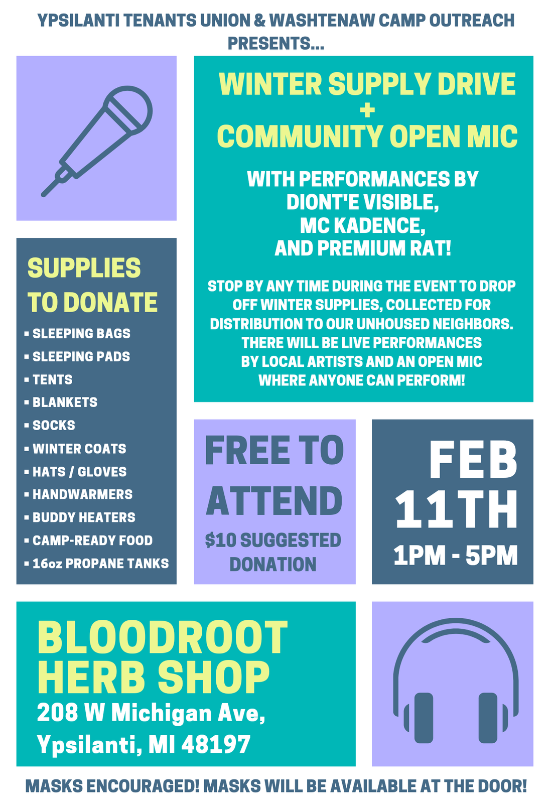 Winter Camp Supply Drive | Feb 11th