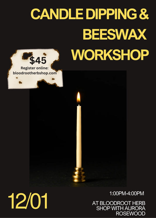 Candle Dipping & Beeswax Workshop| Dec 1