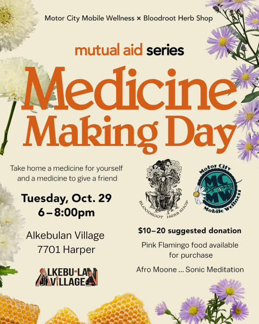 Herbal Mutual Aid in Detroit | Oct 29th