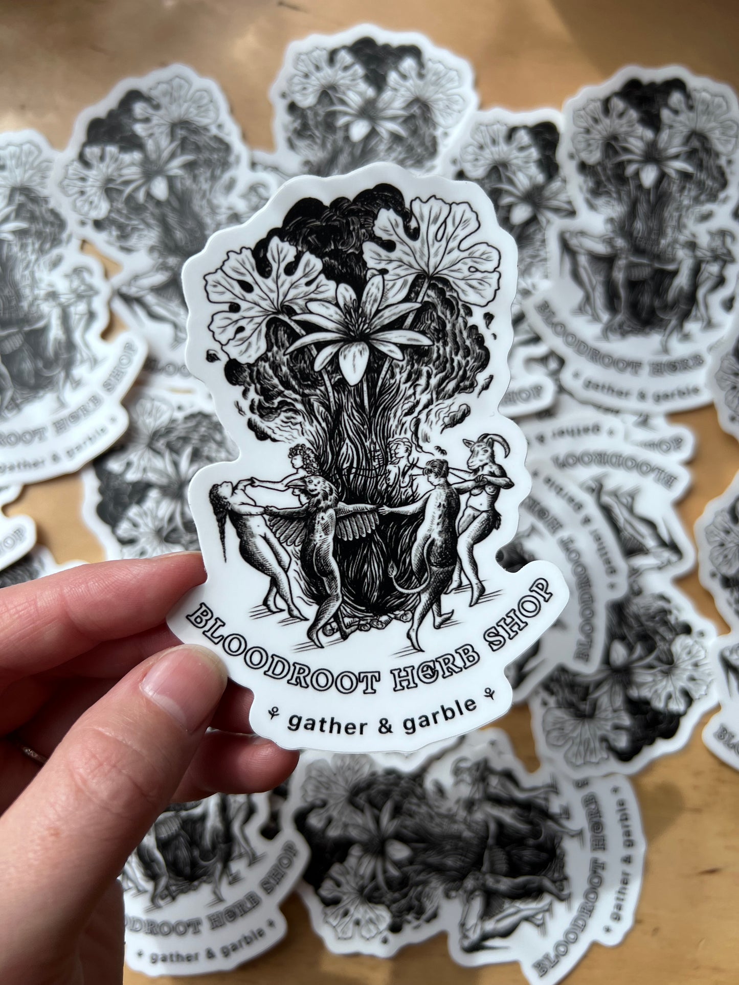 Bloodroot Herb Shop Sticker